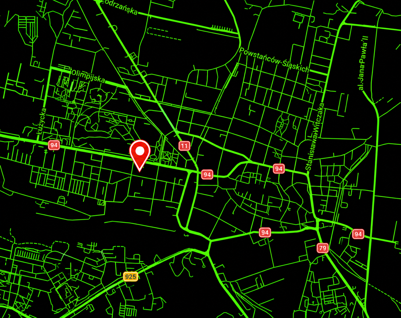 Mapa lokalizacji DR BRYKA, ul. Wrocławska 24, Bytom